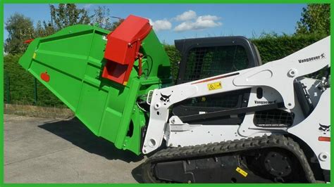 skid steer straw spreader|loader mounted straw spreader.